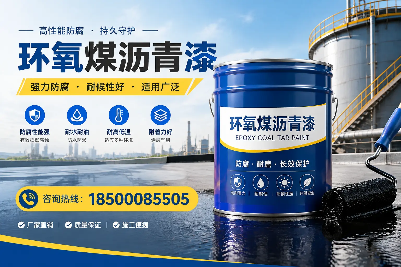 环氧煤沥青漆的储存与运输注意事项,路桥企业须知